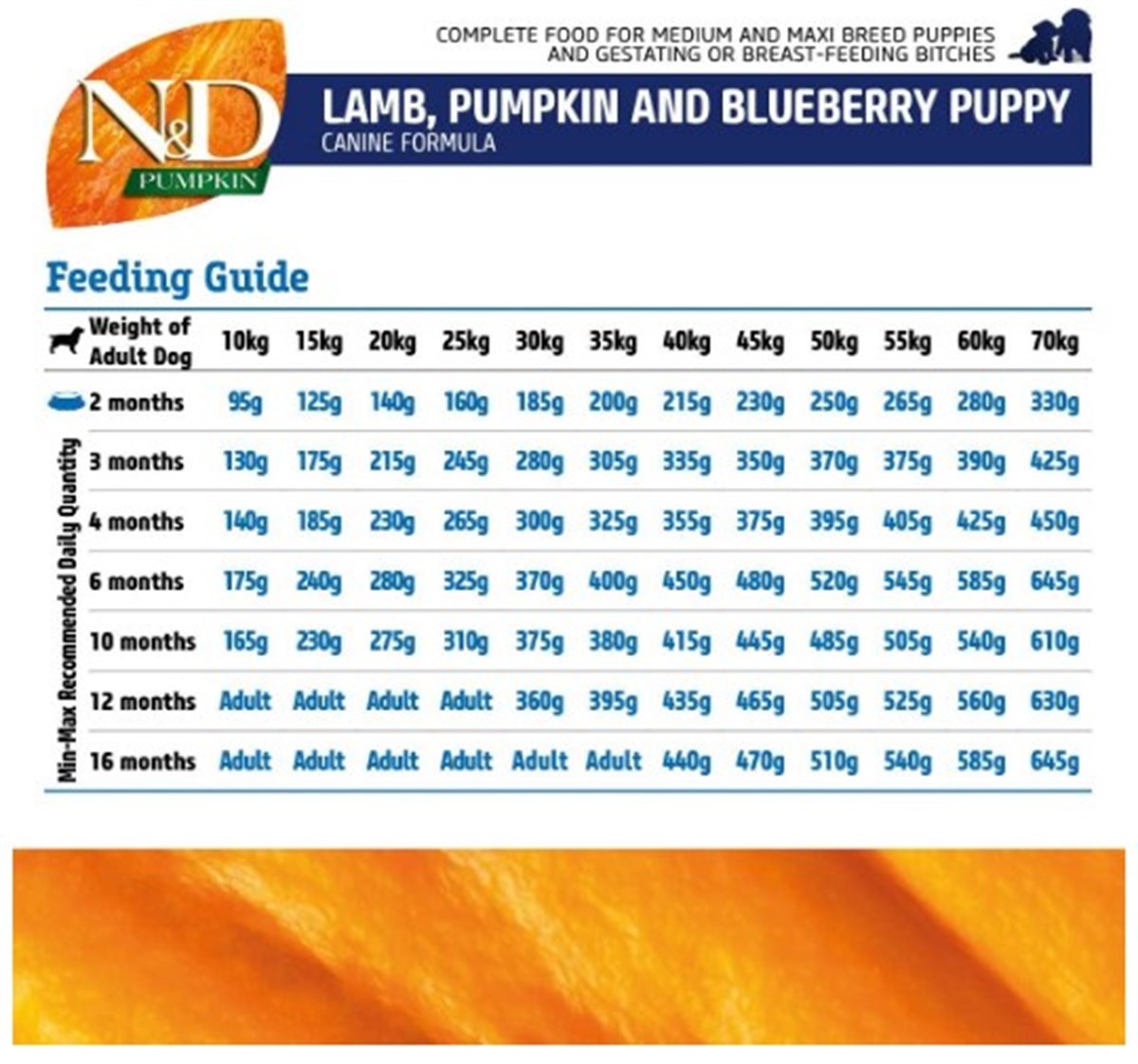 N&D Pumpkin Kuzu&Yaban Mersini Orta Büyük Irk Yavru Köpek 2,5 Kg