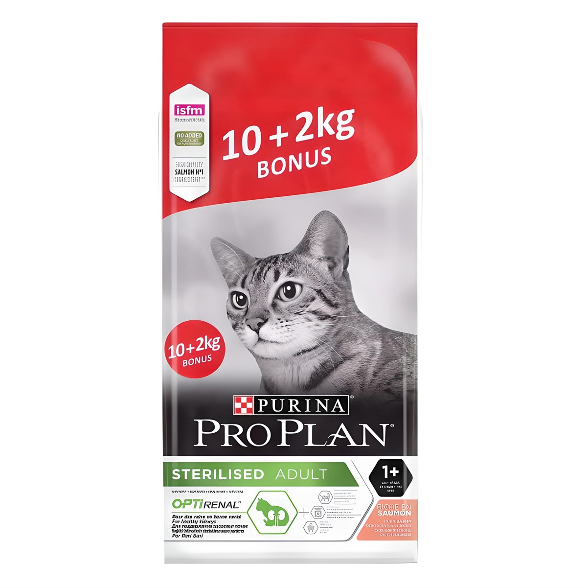 Pro Plan Sterilised Kısırlaştırılmış Somonlu Kedi Maması 10+2 Kg