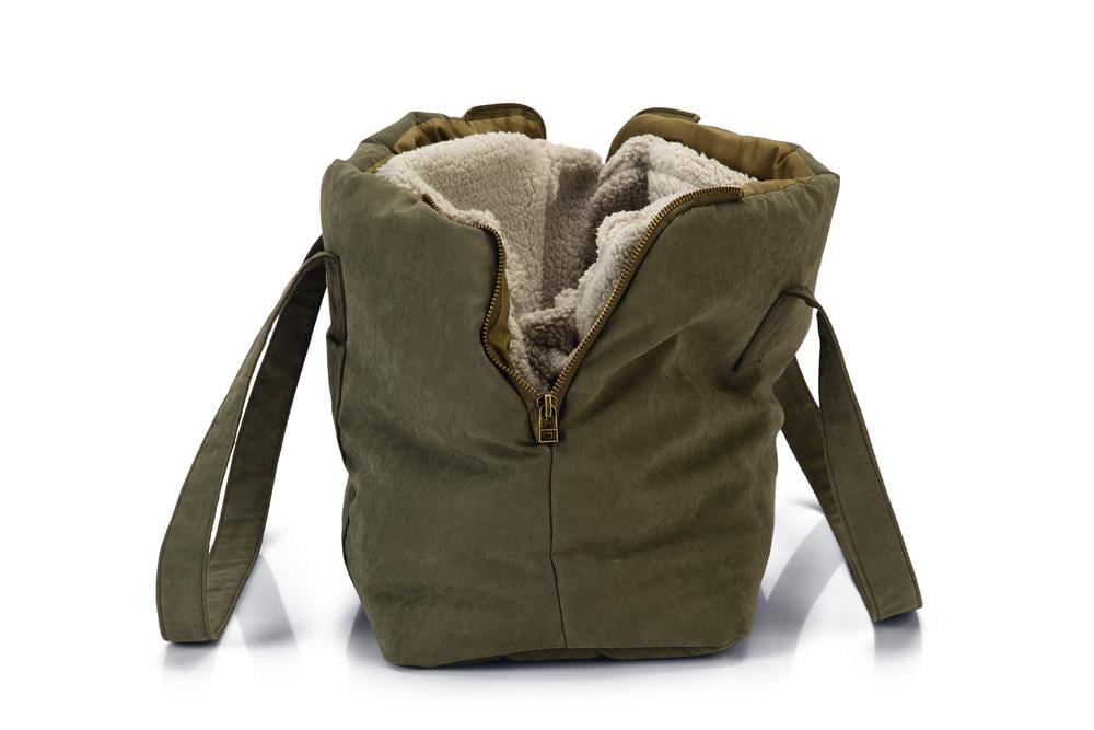 Beeztees DBL Köpek Taşıma Çantası, Yıkanabilir, 6,5Kg'ye kadar, Yeşil, 40x20x28cm