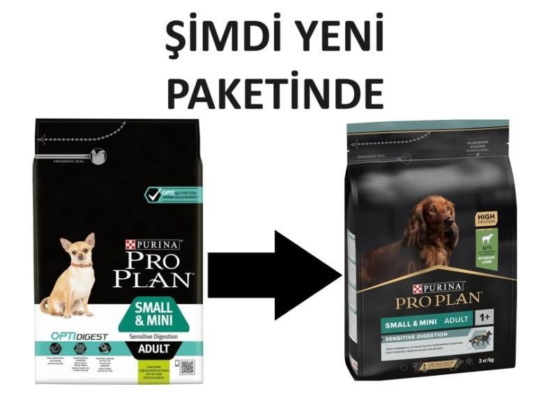 Pro Plan Small & Mini Küçük Irk Yetişkin Kuzulu Köpek Maması 3 Kg