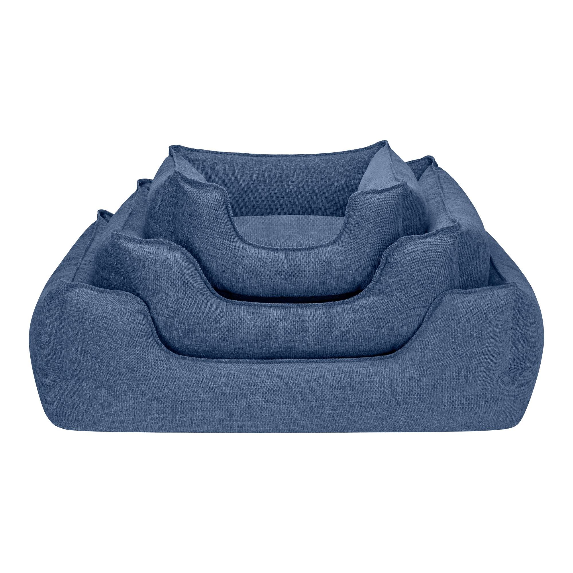Pet Comfort Alpha  Mavi Köpek Yatağı M 80x65cm