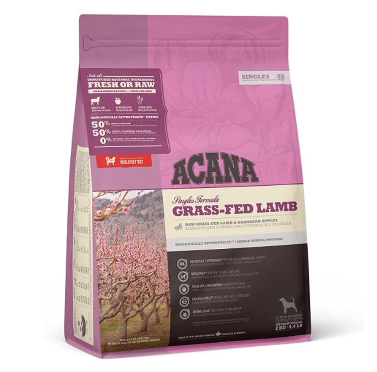 Acana Grass-Fed Lamb Dog Food 2 Kg