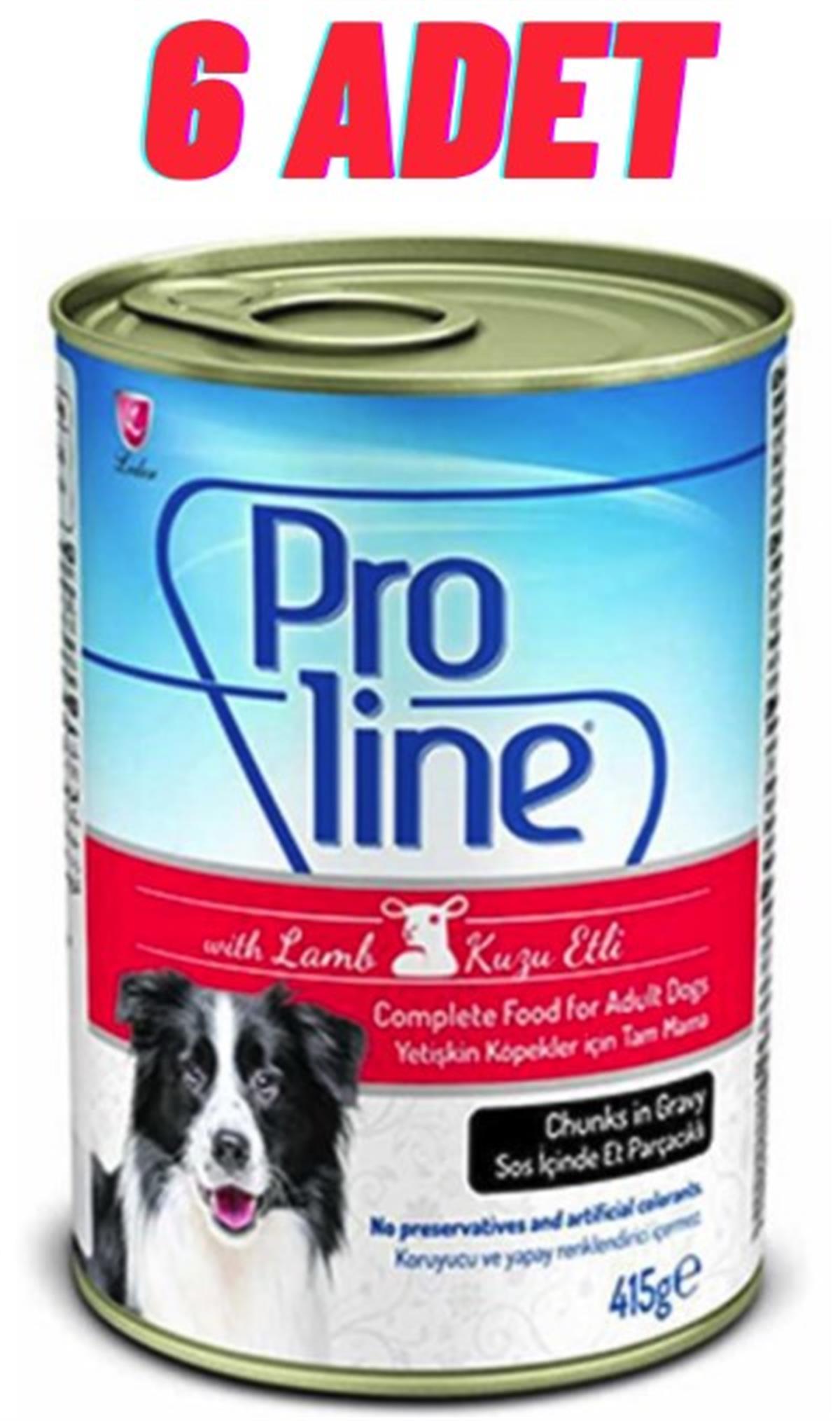 Proline Soslu Kuzulu Köpek Konservesi 6x415 Gr