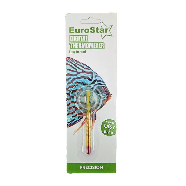 EuroStar Sarı Cam Cıvalı Derece 6 cm