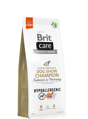 Brit Care Yarışma Köpekleri Kondisyonu İçin, Hipoalerjenik, Somonlu Ve Ringa Balıklı Kuru Mama 12 kg
