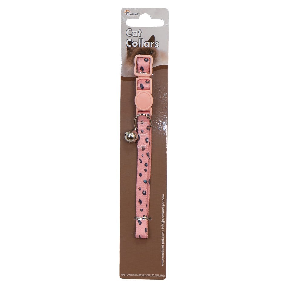 Eastland Klipsli Leopar Baskılı Kedi Tasması 22-30