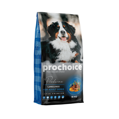 Prochoice Yetişkin Köpekler İçin, Hipoalerjenik, Kuzu Etli Ve Pirinçli Kuru Mama 18 kg