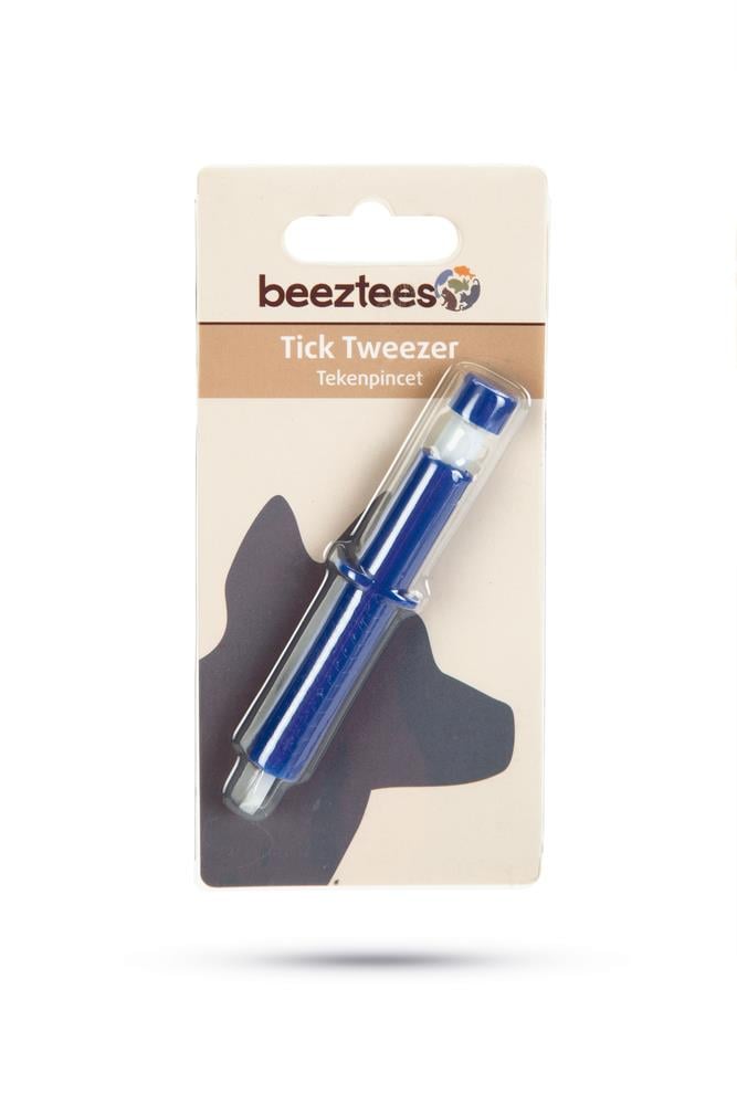 Beeztees Kene Çıkarma Cımbızı, Plastik, Mavi, 10x1,8x1,2cm