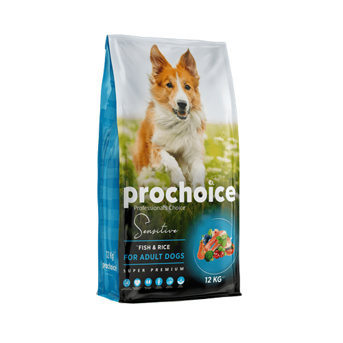Prochoice Yetişkin Hassas Köpekler İçin, Hipoalerjenik, Balıklı Ve Pirinçli Kuru Mama 3 kg
