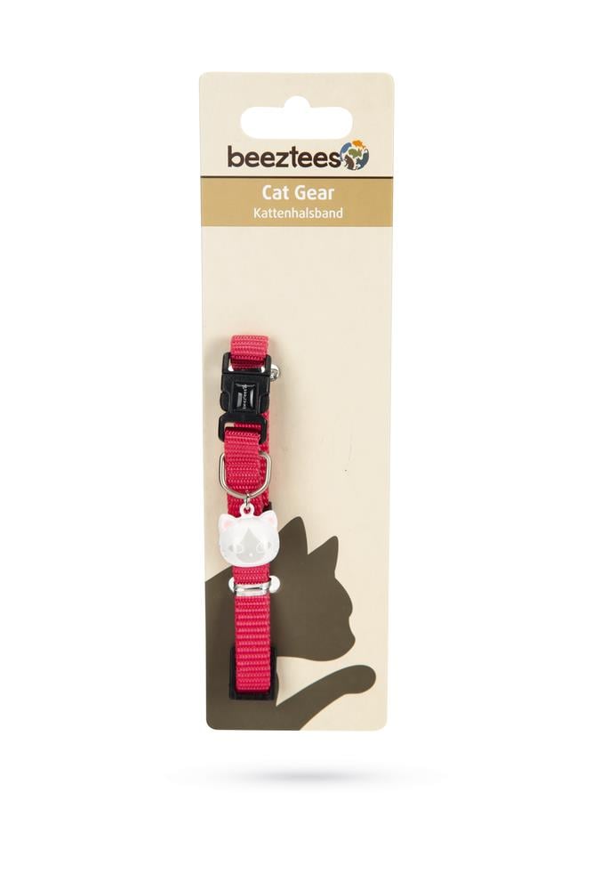 Beeztees Kedi Boyun Tasması, Zilli, Pembe, 20-30cm