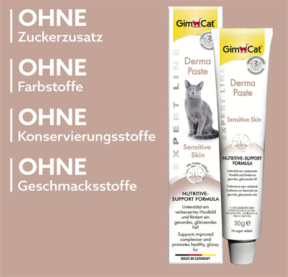 Gimcat Kedi Macunu Derma Paste 50 Gr