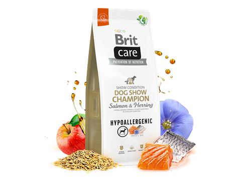 Brit Care Yarışma Köpekleri Kondisyonu İçin, Hipoalerjenik, Somonlu Ve Ringa Balıklı Kuru Mama 12 kg