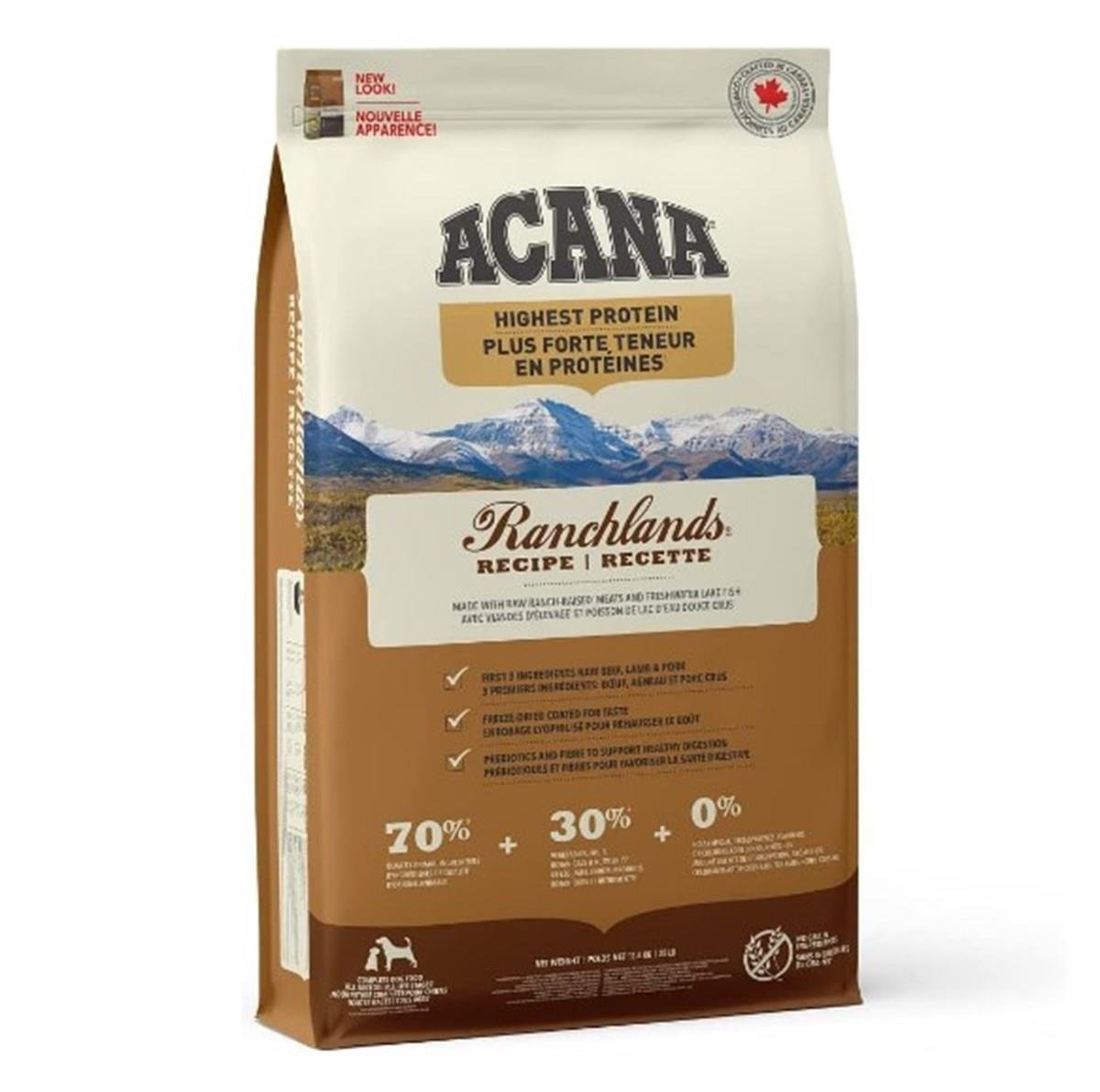 Acana Ranchlands Sığır Etli Tahılsız Köpek Maması 2 Kg