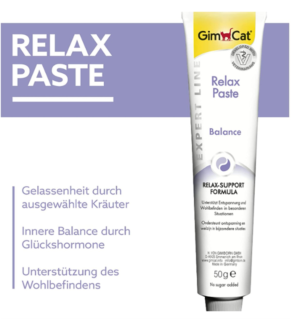 Gimcat Kedi Macunu Relax Paste 50 Gr