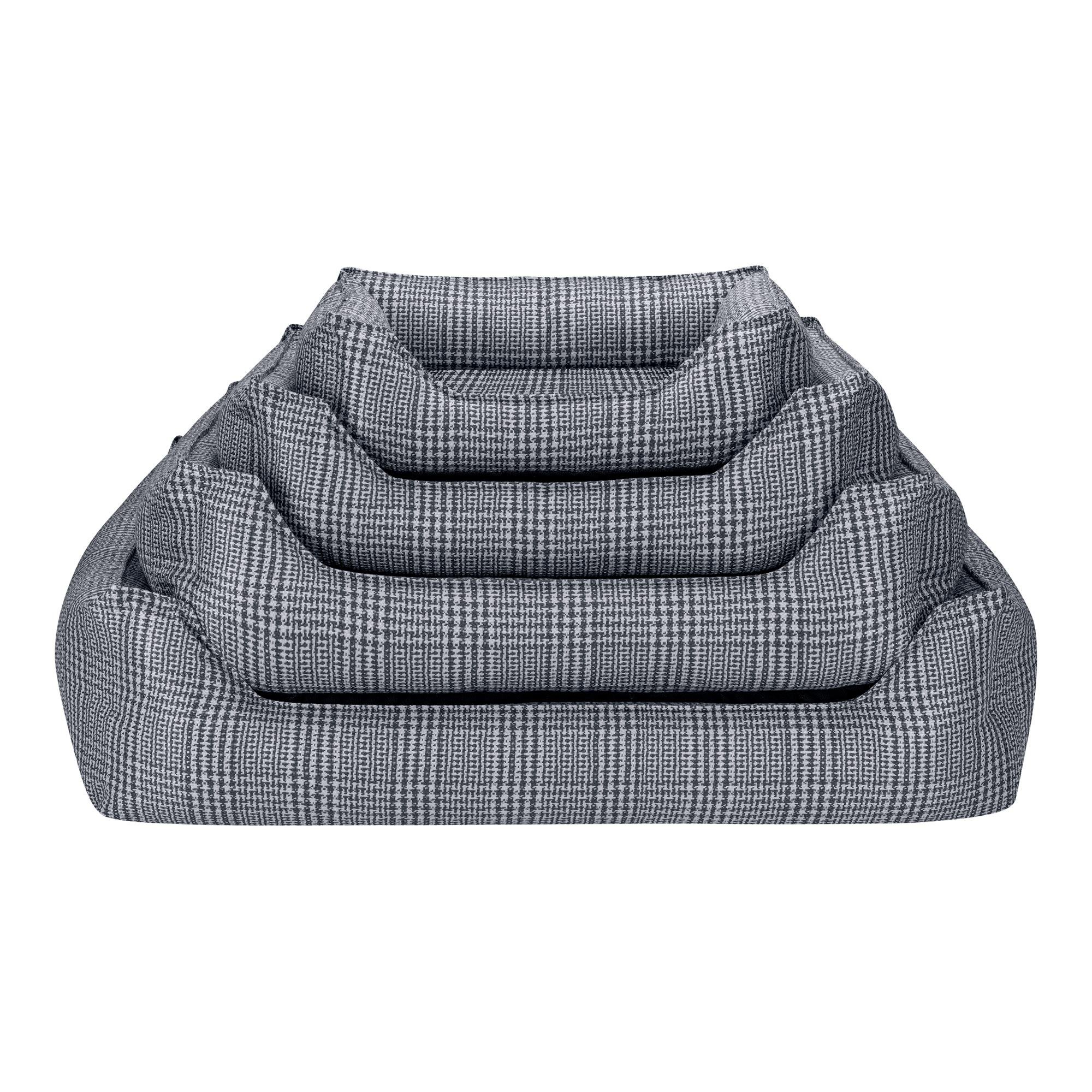 Pet Comfort Delta  Mavi Kareli Kedi ve Köpek Yatağı S 75x60cm