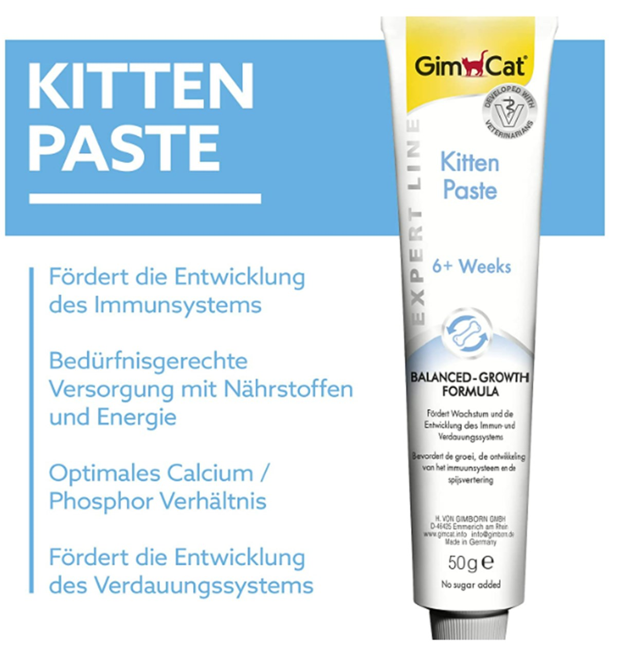 Gimcat Kedi Macunu Kitten Paste 50 Gr