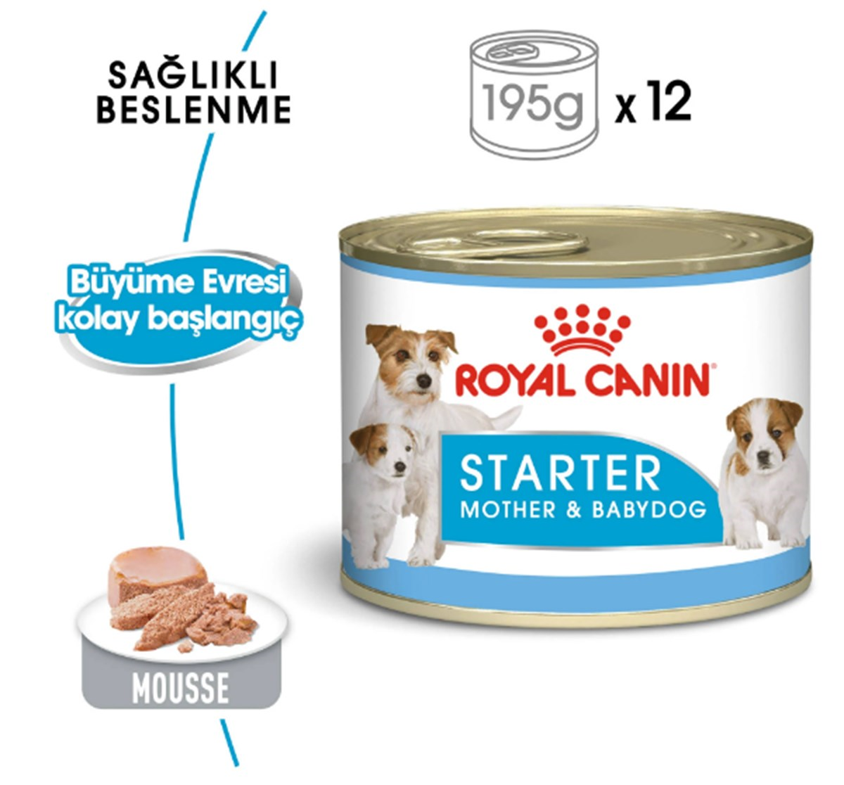 Royal Canin Starter Mousse Yavru Köpek Konservesi 195 Gr