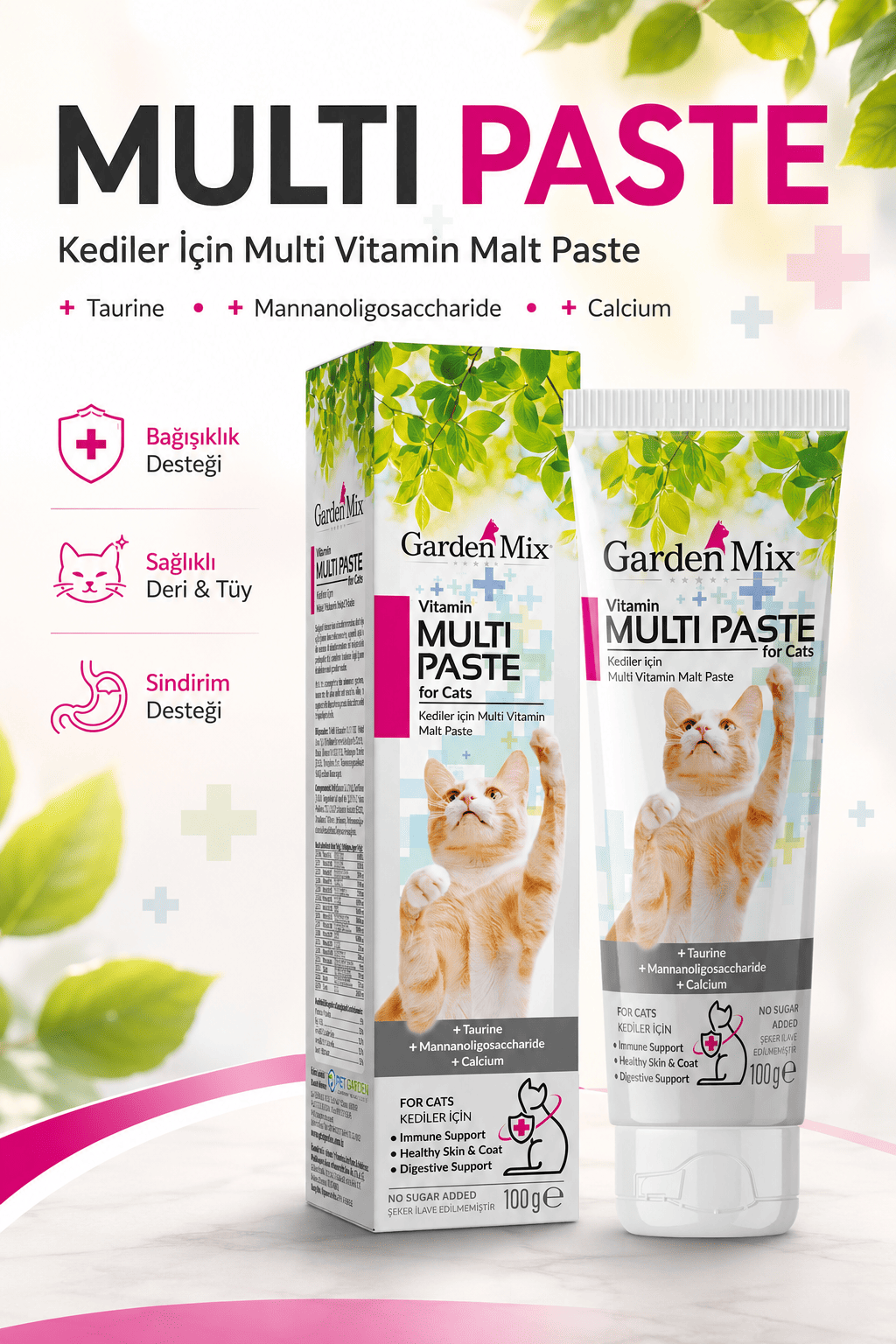 Garden Mix Kedi Multivitamin Macun 100 Gram