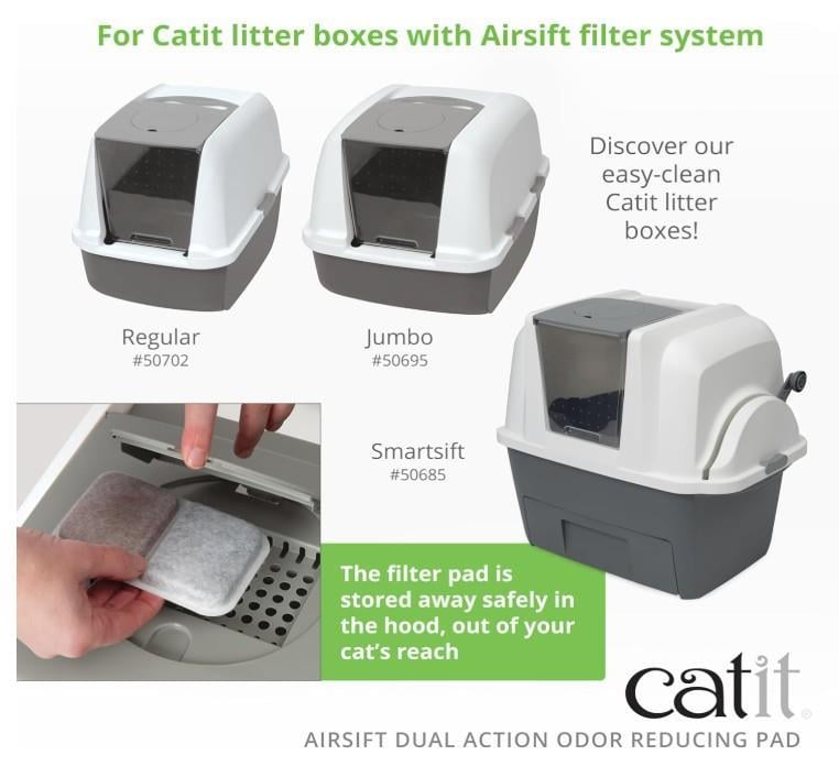 Catit Koku Azaltıcı Ped 6 lı #50702,50695,50685