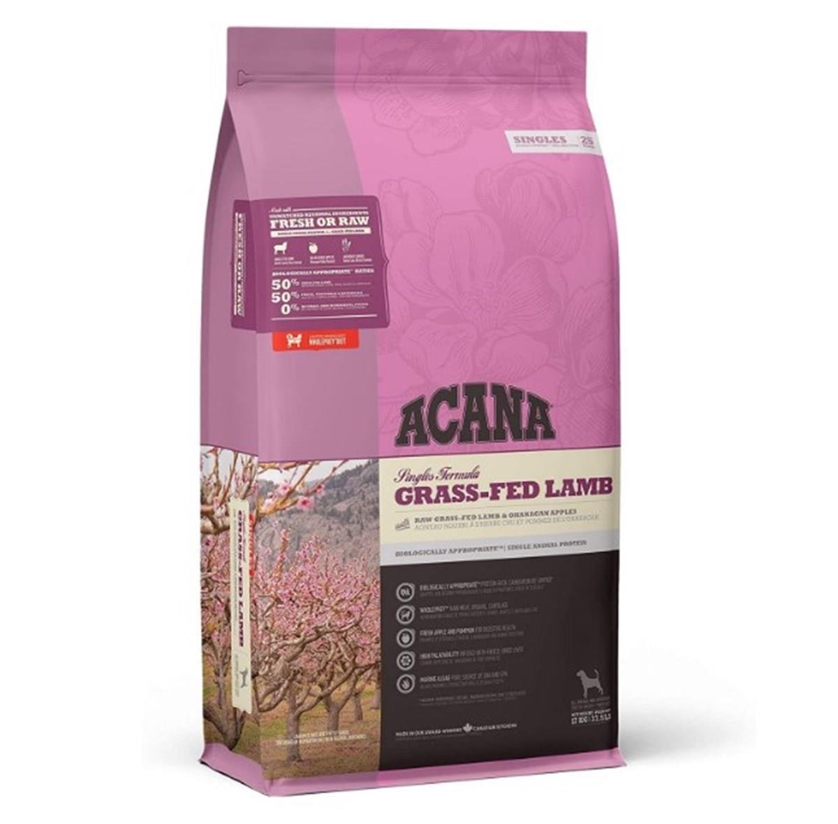Acana Grass-Fed Lamb Dog Food 17 Kg