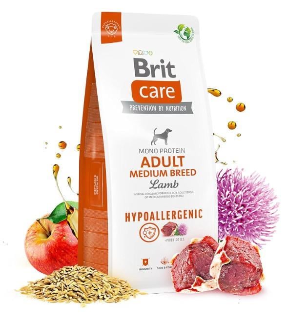 Brit Care Hipoalerjenik Medium Kuzulu Yetişkin Köpek Maması 12 kg