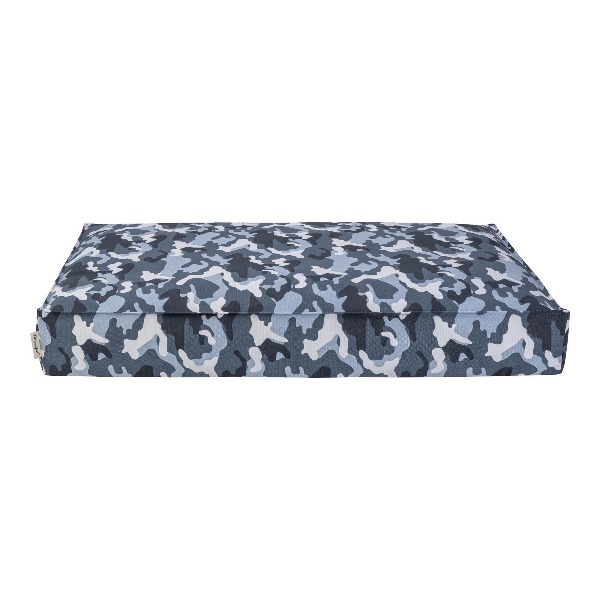 Pet Comfort Lima  Mavi Kamuflaj Köpek Yatağı M 90x60cm