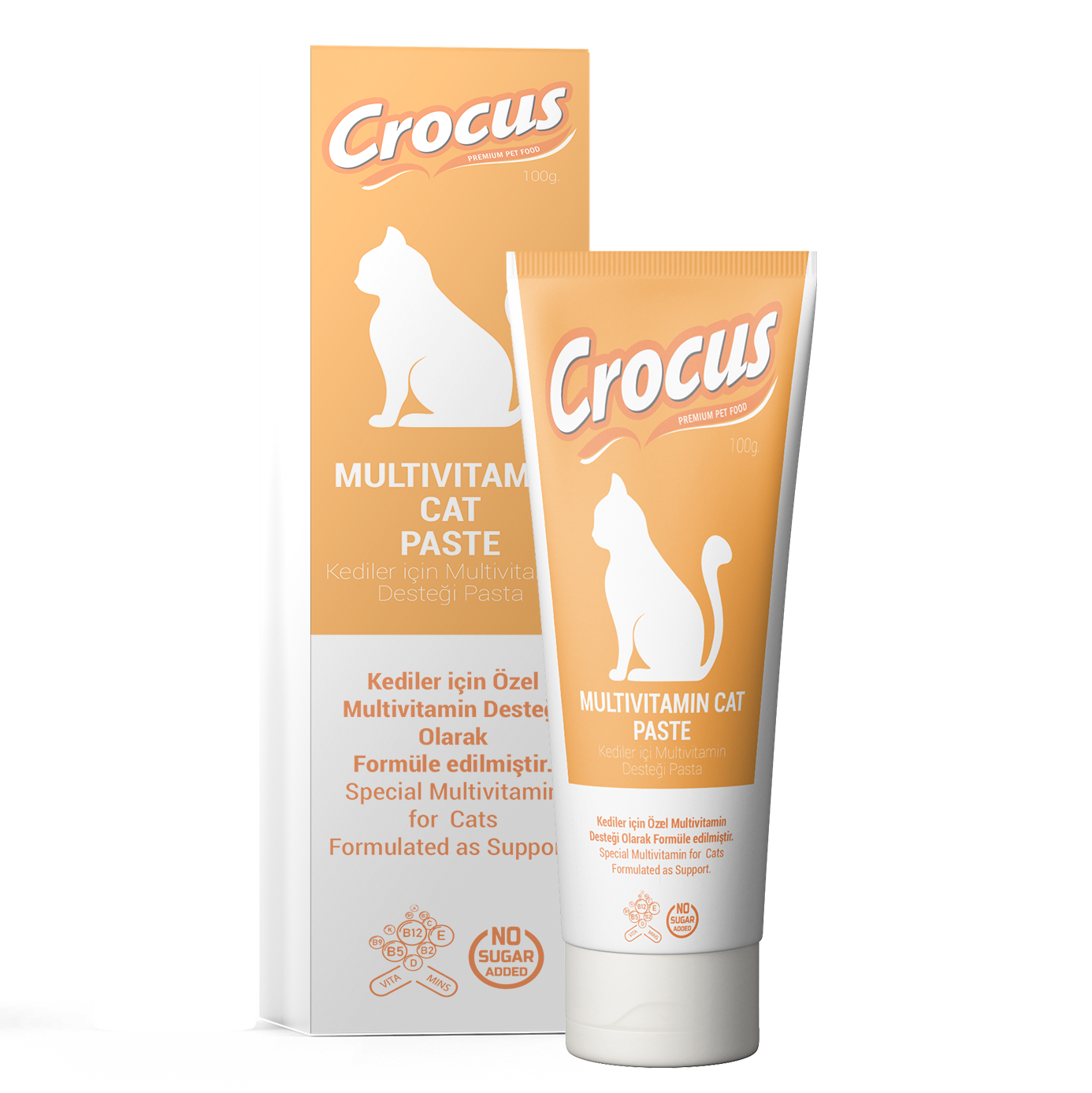Crocus Kedi Multivitamin Macun 100 Gram