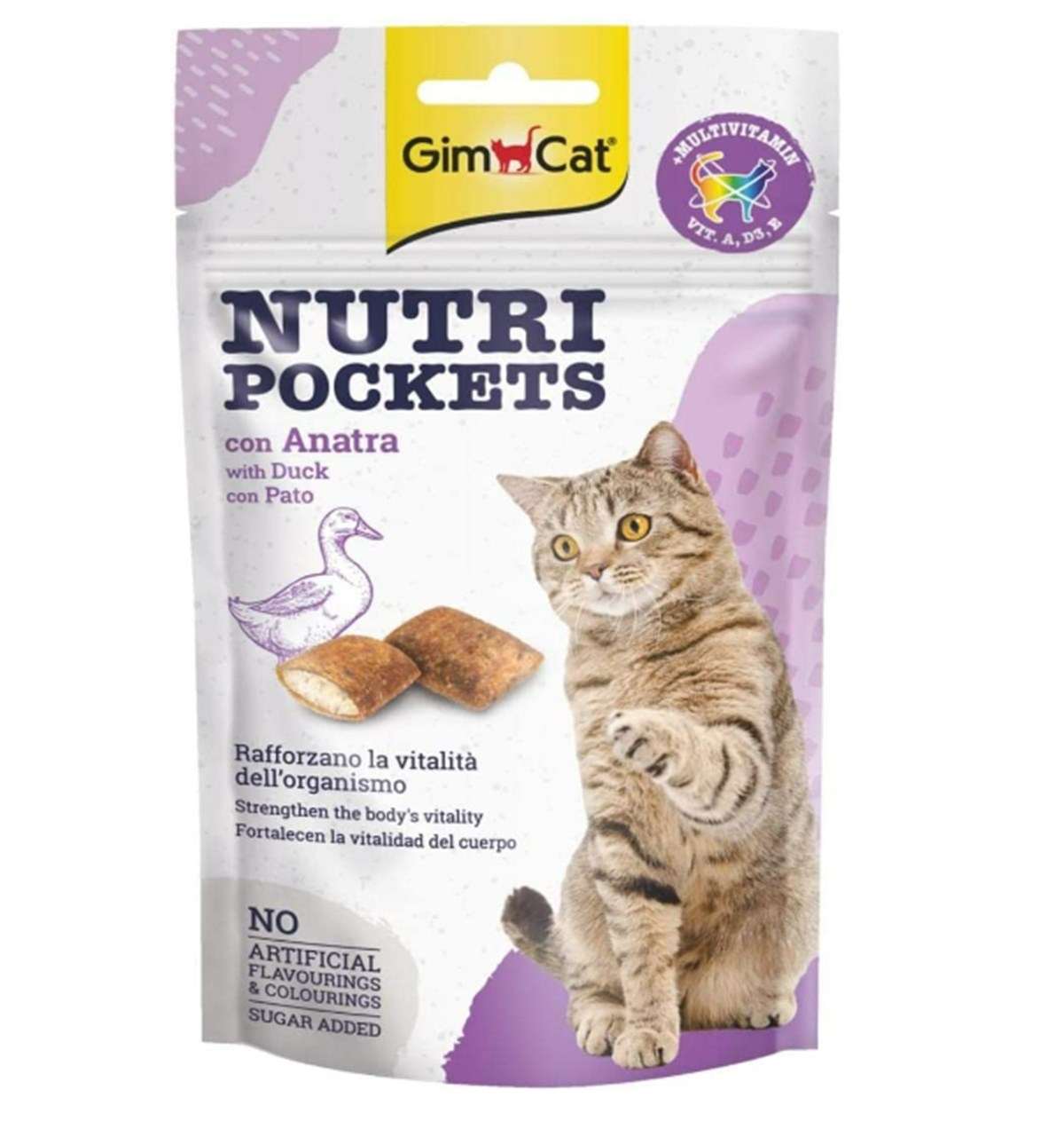 Gimcat Nutripockets Duck Kedi Ödülü 60 Gr