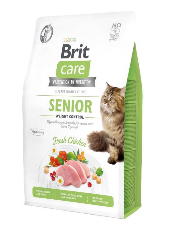 Brit Care Senior Tahılsız Kilo Dengeleyici Tavuklu Kedi Maması 2 Kg