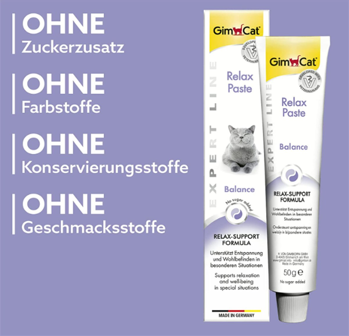 Gimcat Kedi Macunu Relax Paste 50 Gr