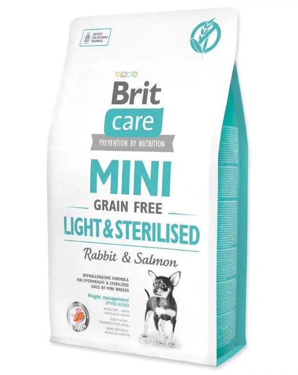 Brit Care Tahılsız Mini Light Steril Tavşan Somon Köpek Maması 2 Kg