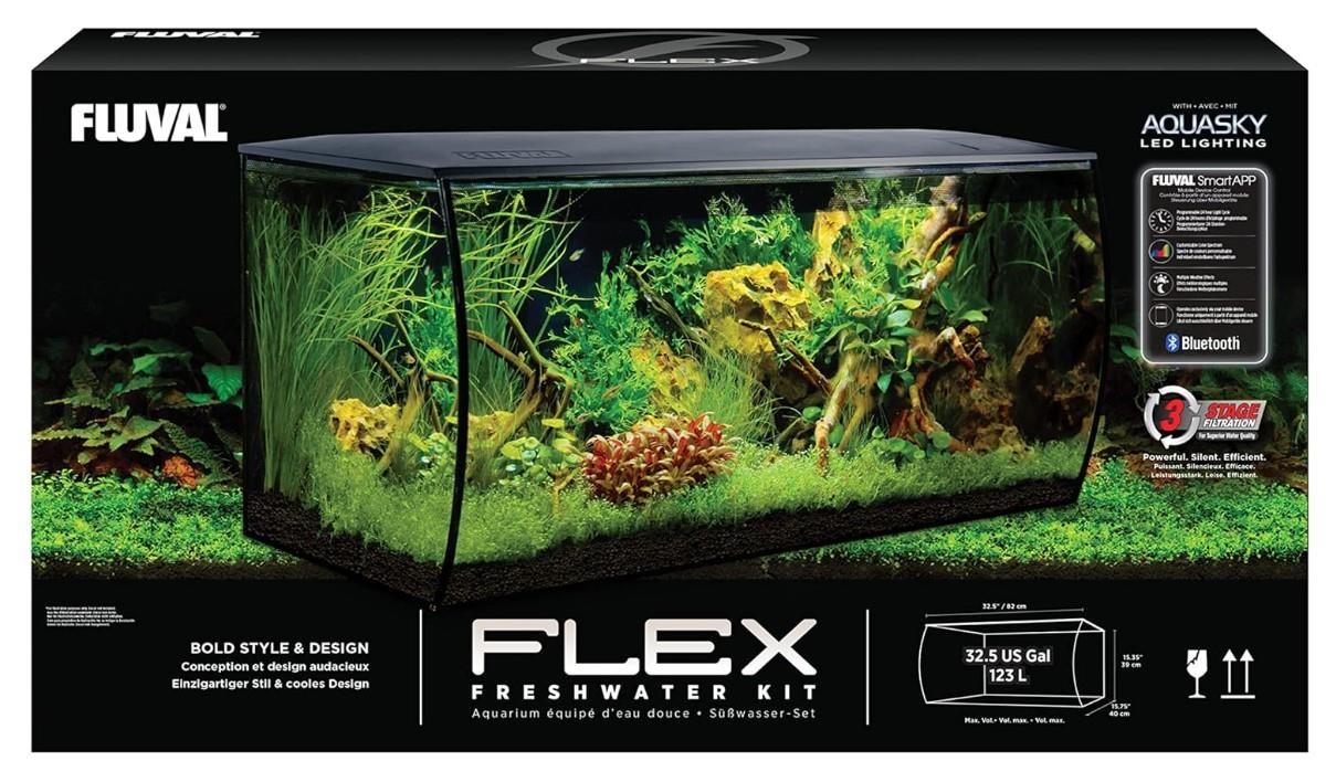 Fluval Flex Akvaryum 123 Lt Siyah
