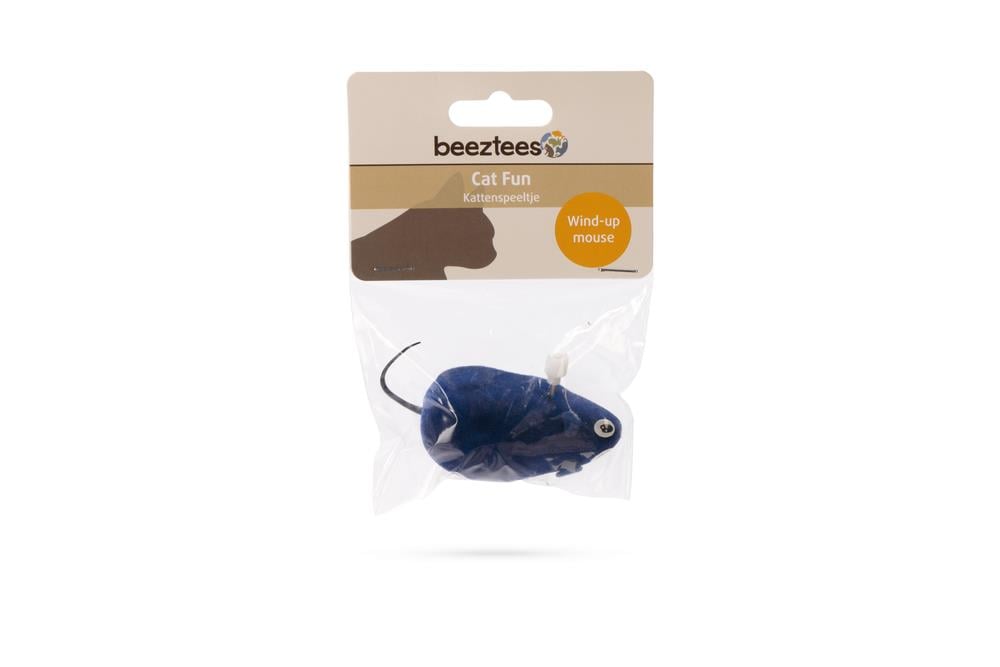 Beeztees Kedi Oyuncağı, Kurmalı Fare, Çeşitli Renklerde, 6,5x5x3cm