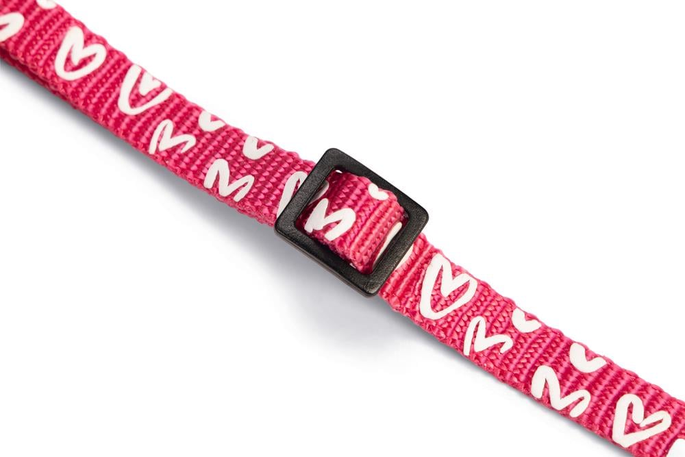 Beeztees Kedi Boyun Tasması, Zilli, Pembe, 20-30cm