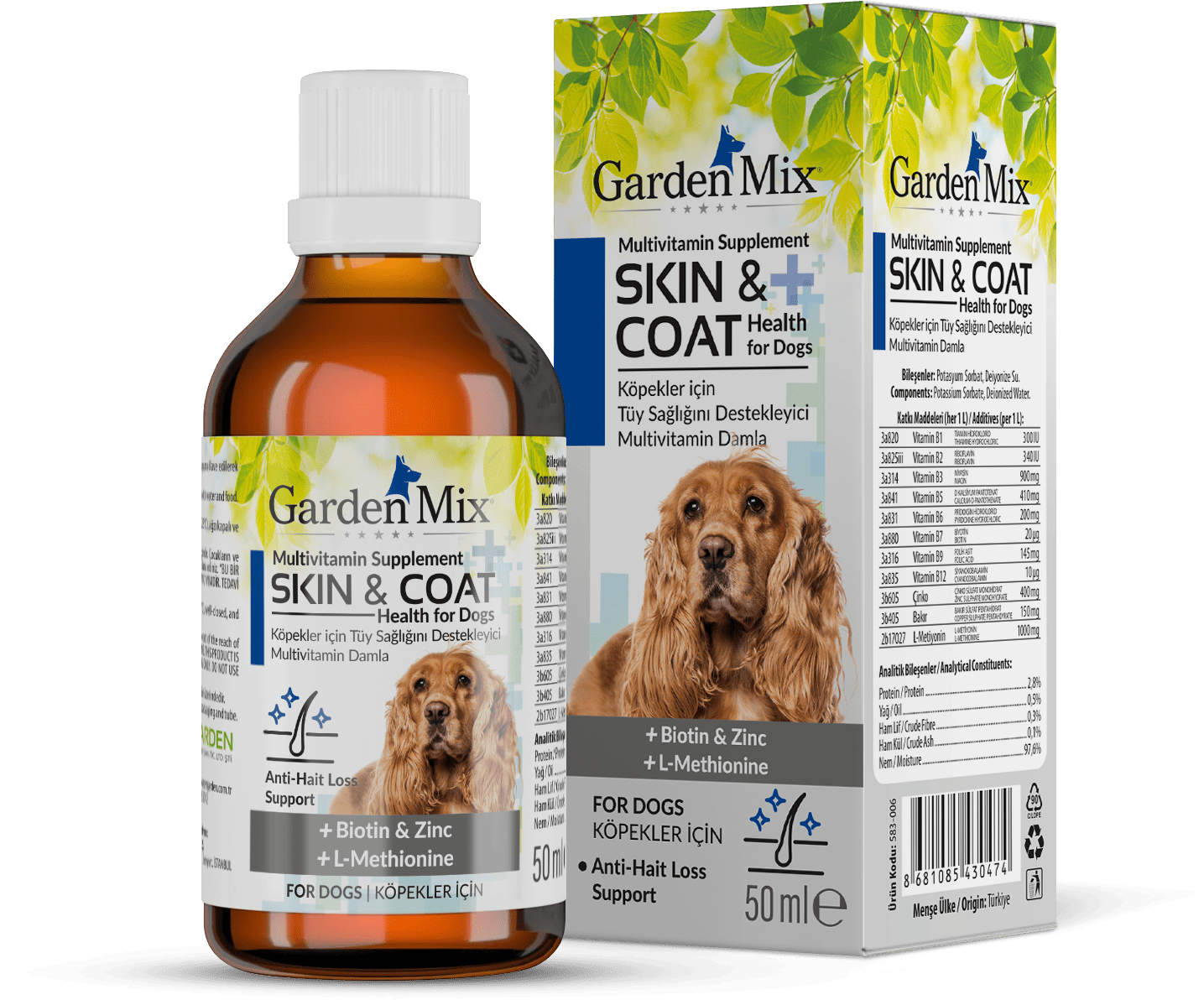 Garden Mix Köpek Tüy Sağlığı Damlası 50 Ml