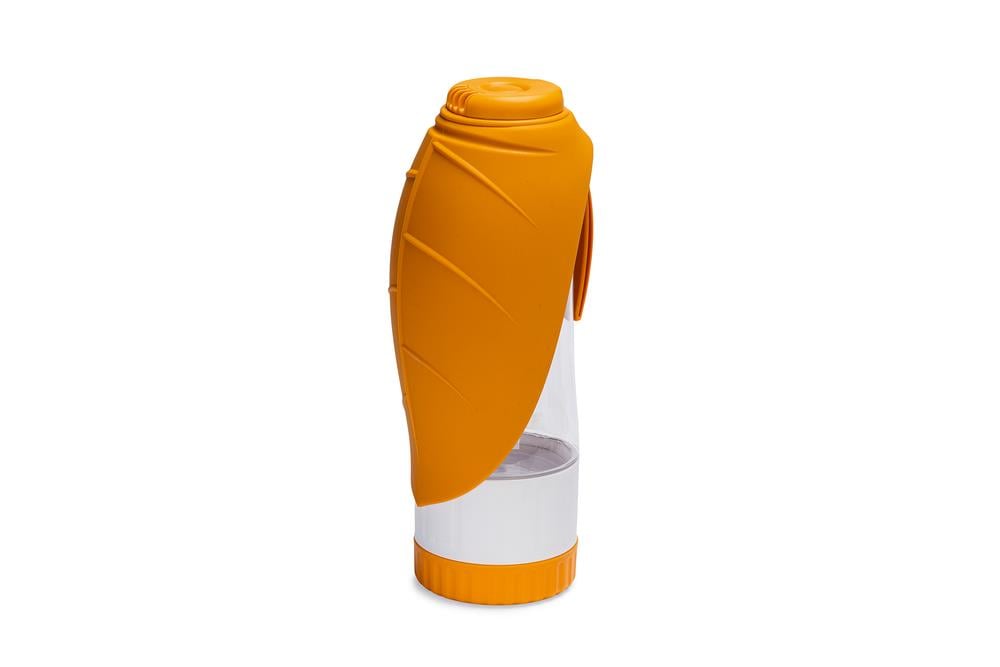 Beeztees Köpek Seyahat Su Şişesi, Ödül Kabı, Silikon, Çeşitli Renklerde, 25x9x9cm, 600ml