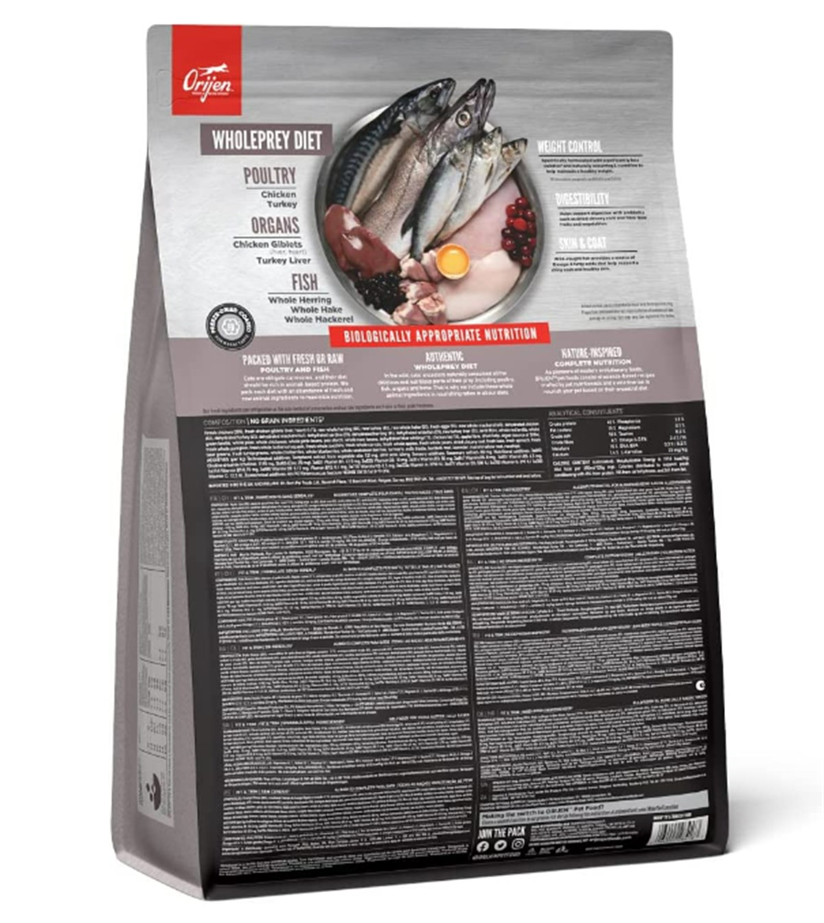 Orijen Fit & Trim Kilolu Kediler İçin Tahılsız Mama 1,8 Kg