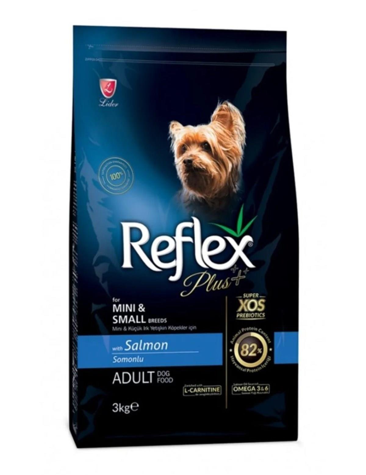 Reflex Plus Küçük Mini Irklar Somonlu Köpek Maması 3 Kg