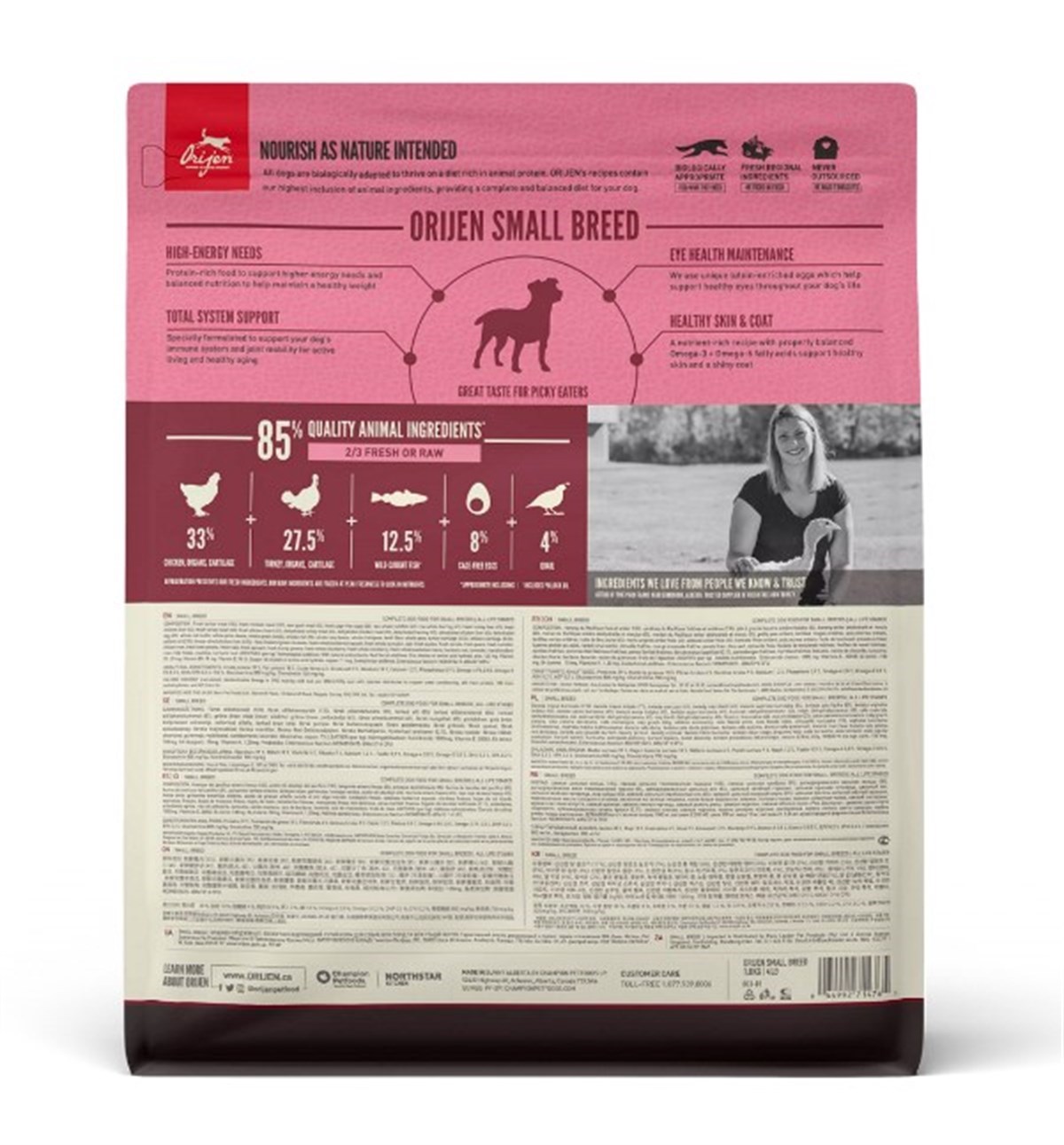 Orijen Köpek Small Breed 1,8 Kg