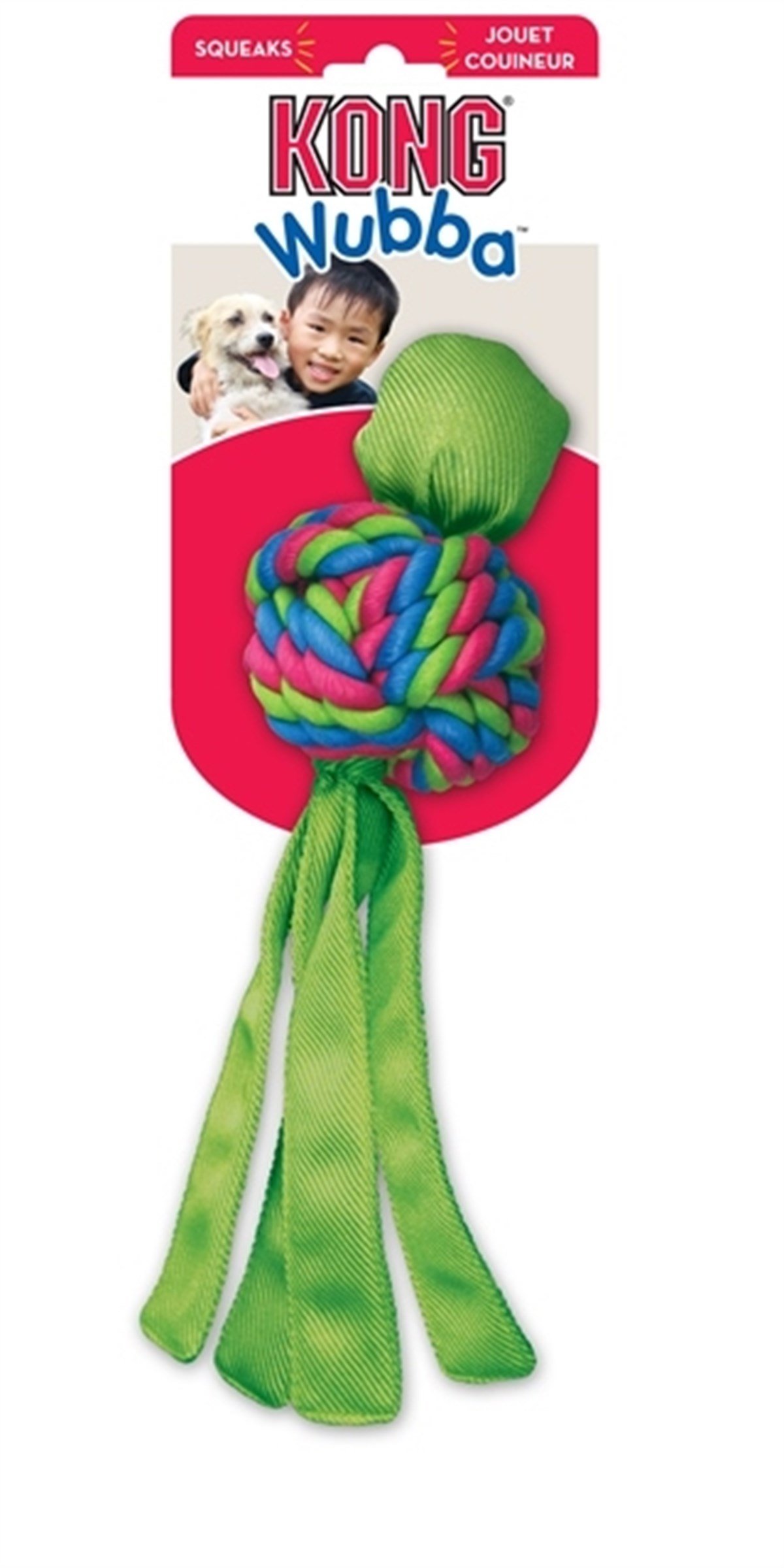Kong Wubba Weaves Sesli Köpek Oyuncağı XL 43cm