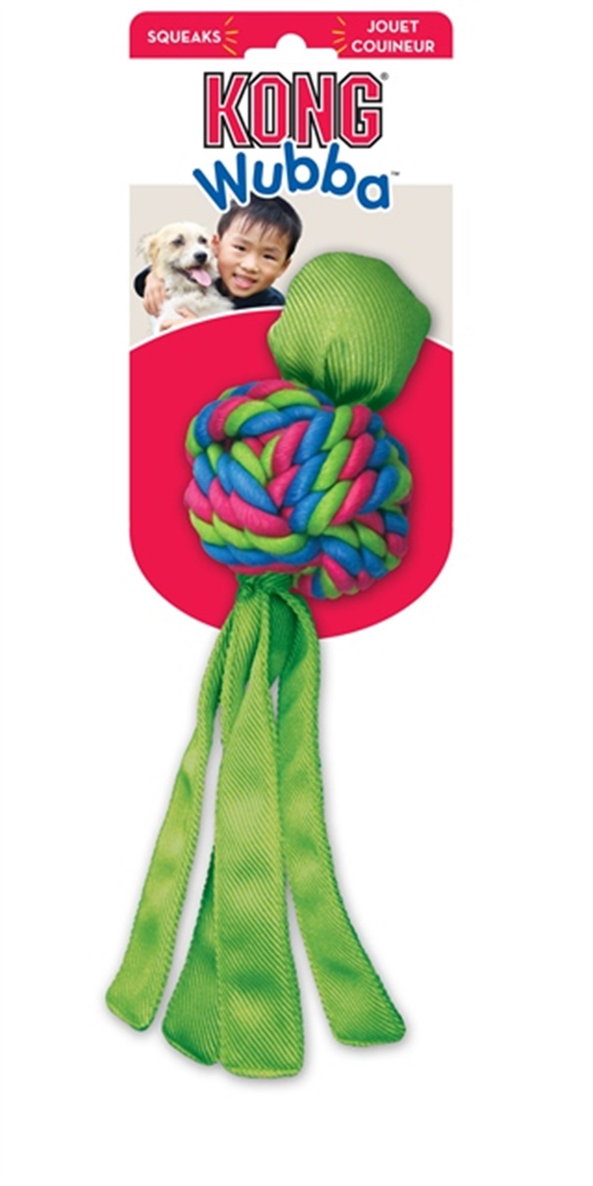 Kong Wubba Weaves Sesli Köpek Oyuncağı XL 43cm
