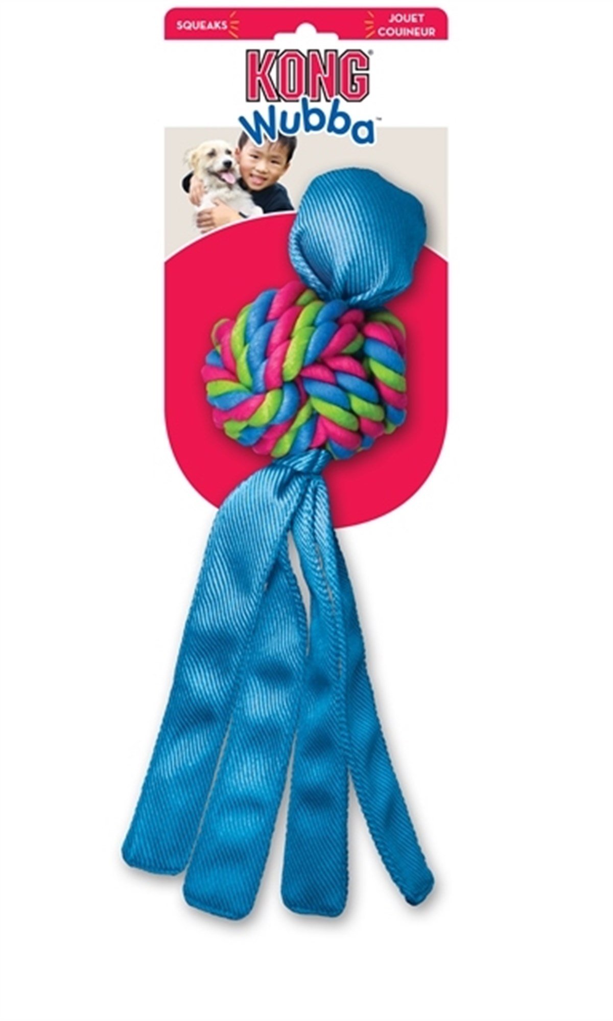 Kong Wubba Weaves Sesli Köpek Oyuncağı XL 43cm