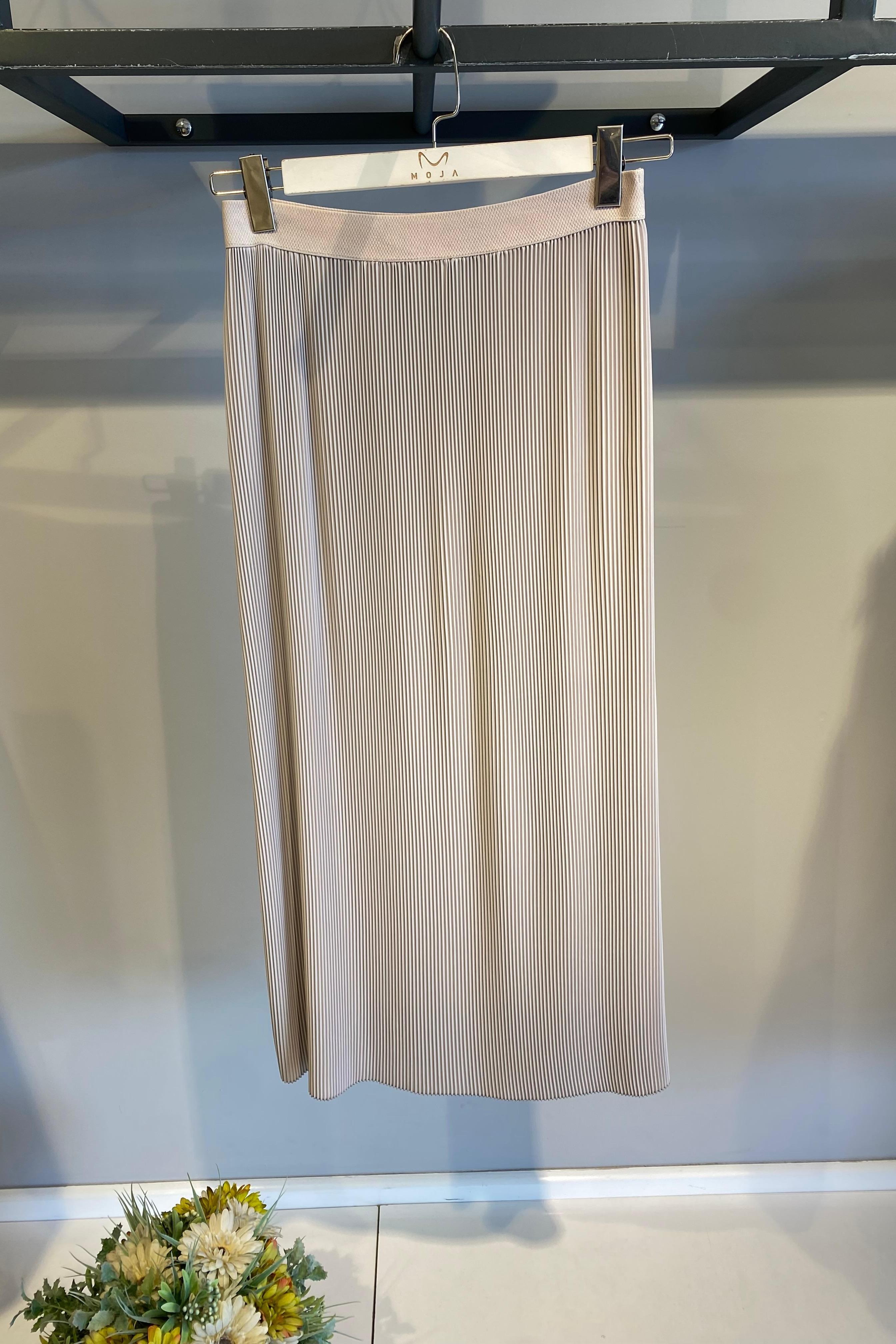 24SS59042 BEYS DESIGN PLİSE ETEK