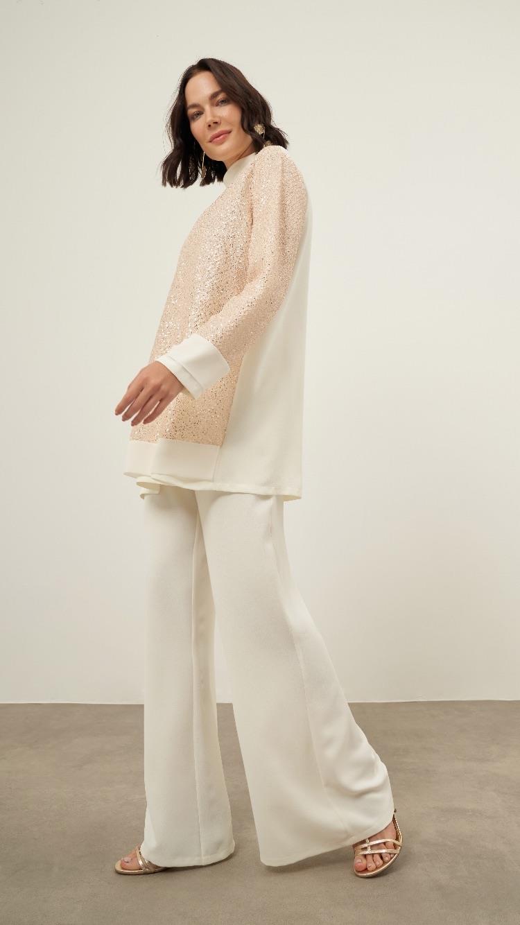 24SS79061 BEYS DESIGN PAYET DETAY İSPANYOL TAKIM