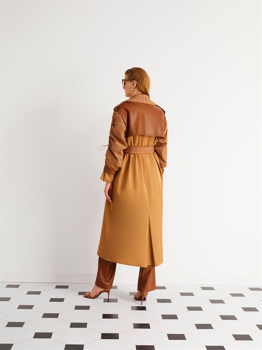 N23KD11053 NOCTURNE KRUVAZE TRENÇKOT - Moja - Öncü Markaların