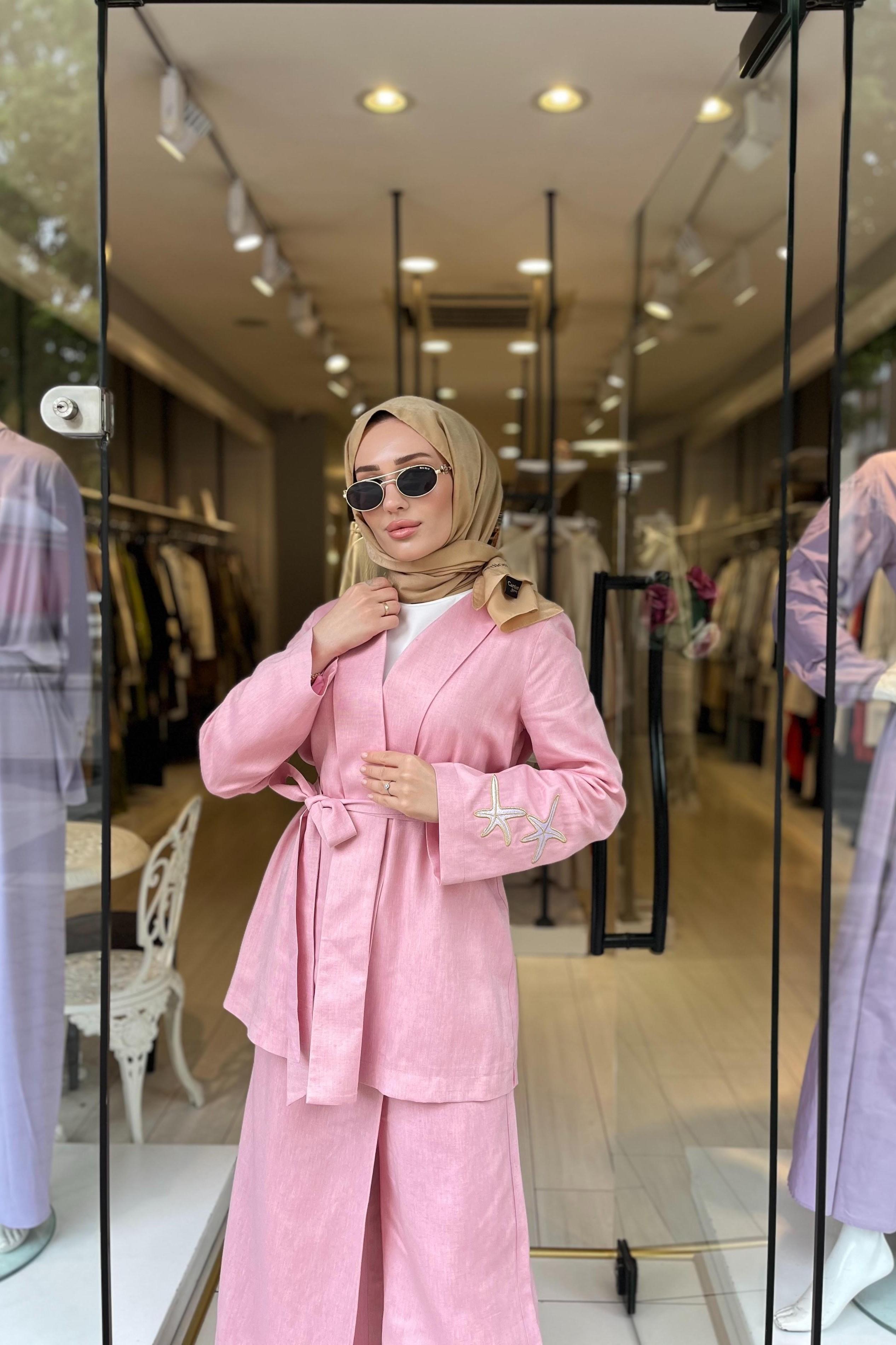 OE25Y939653 OMELYA KETEN PANTOLON