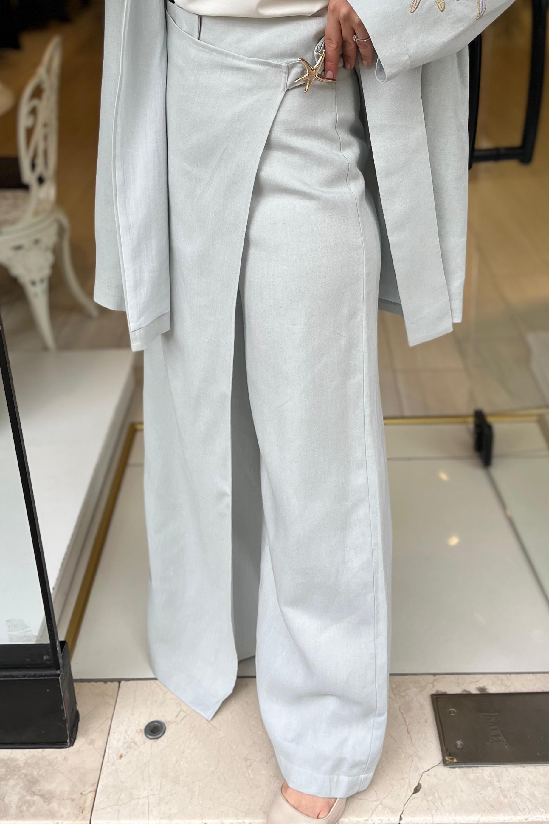 OE25Y939653 OMELYA KETEN PANTOLON