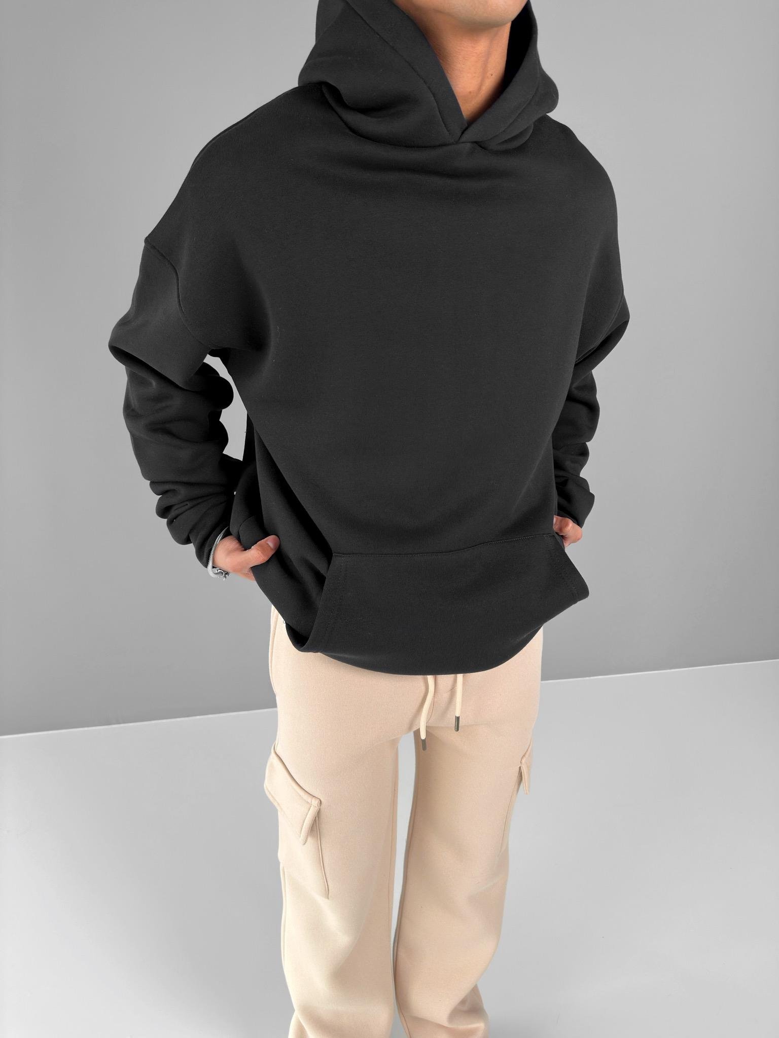 Baggy Fit Kargo Eşofman Bej