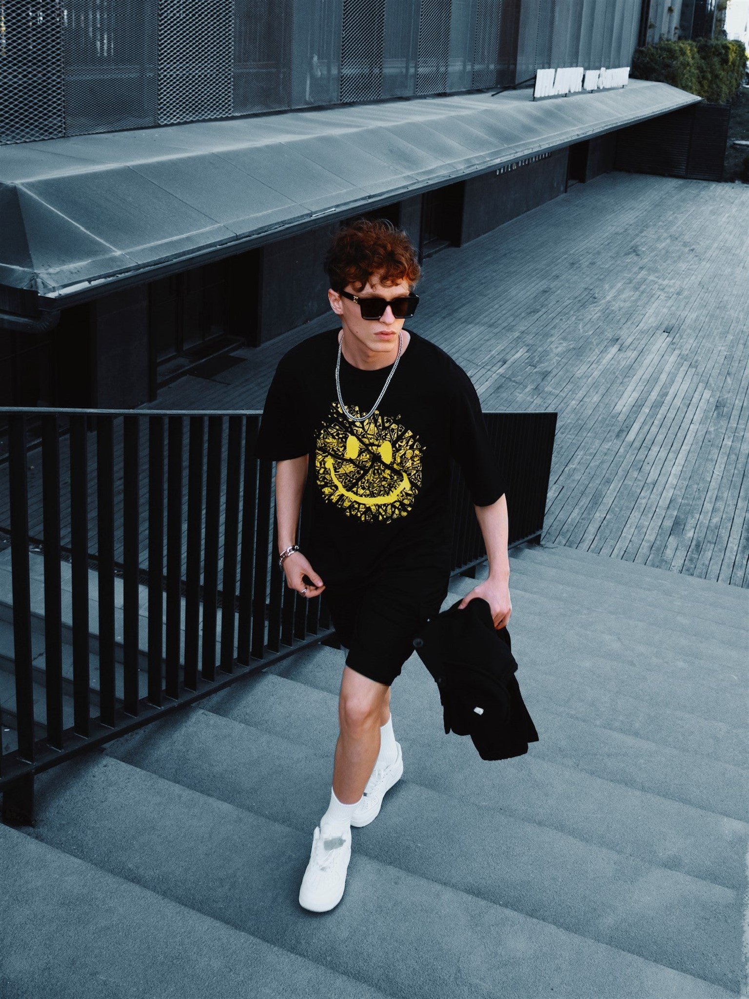 -ABLUKA-ONLİNE-Baskılı-Oversize-T-Shirt-Siyah-