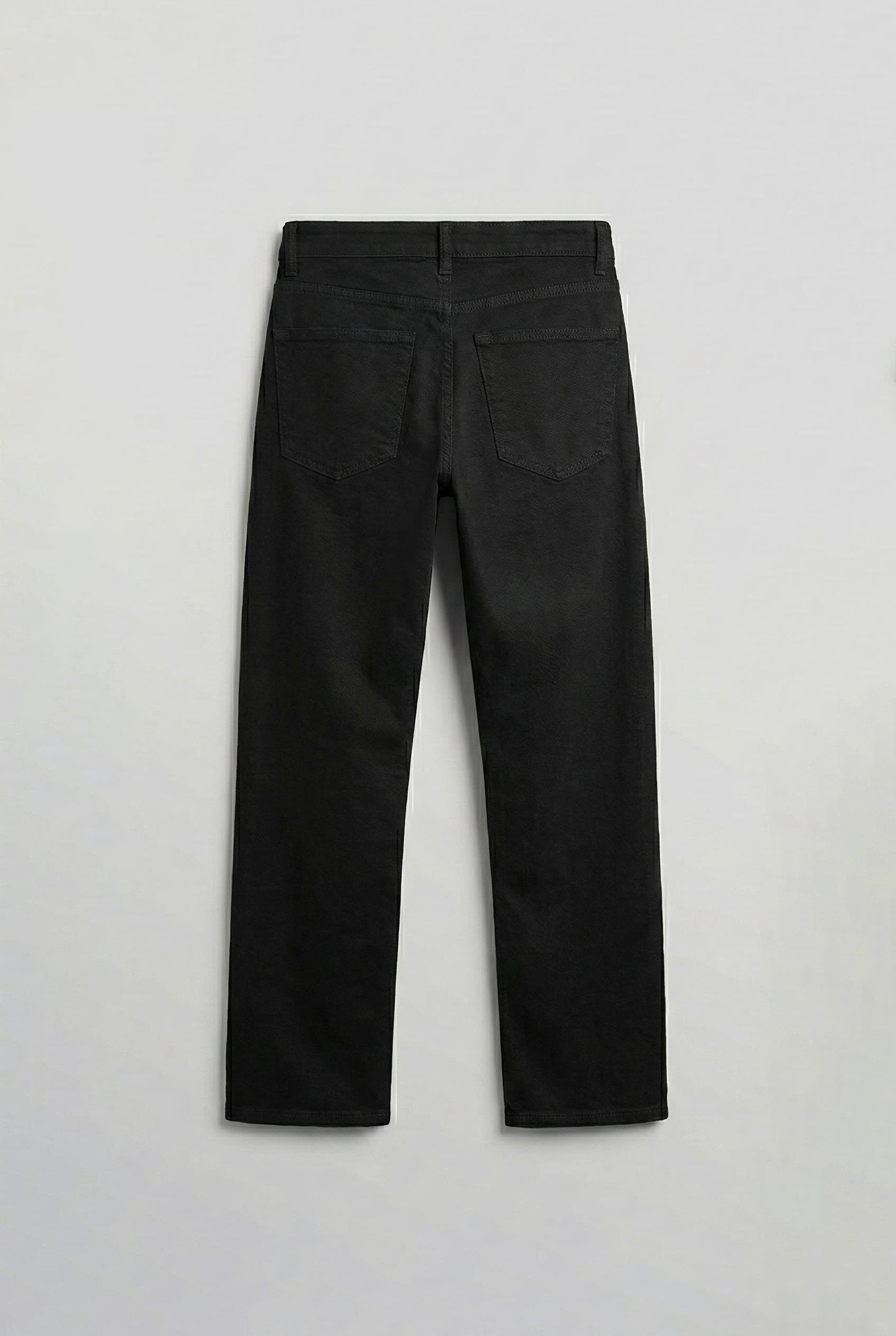 Erkek Baggy Fit Basic Jean Siyah